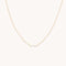 Diamond Cluster Molten Necklace in Solid Gold-Astrid &amp; Miyu