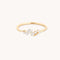 Diamond Cluster Ring in Solid Gold-Astrid &amp; Miyu