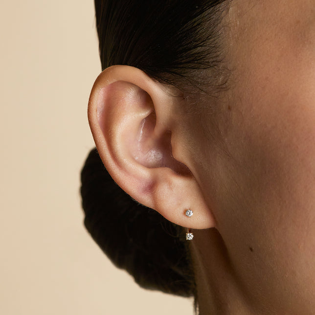 Diamond Ear Jacket in Solid Gold-Astrid &amp; Miyu