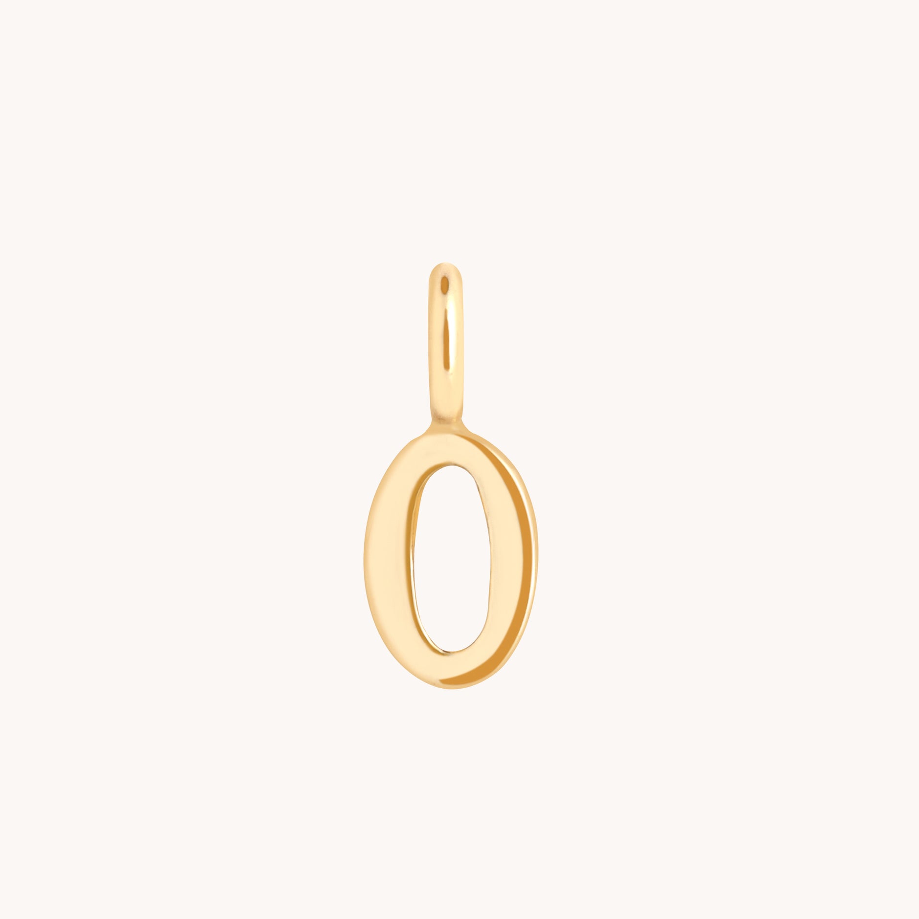 Number Charms - 0 Charm 9k Gold - Welding Charm - Astrid &amp; Miyu