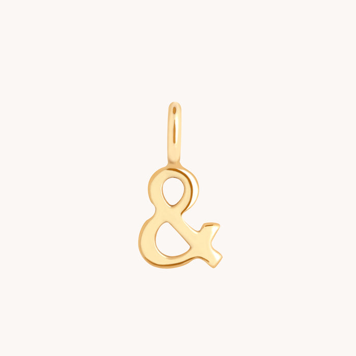 Initial Charms - & Charm 9k Gold - Welding Charm - Astrid &amp; Miyu