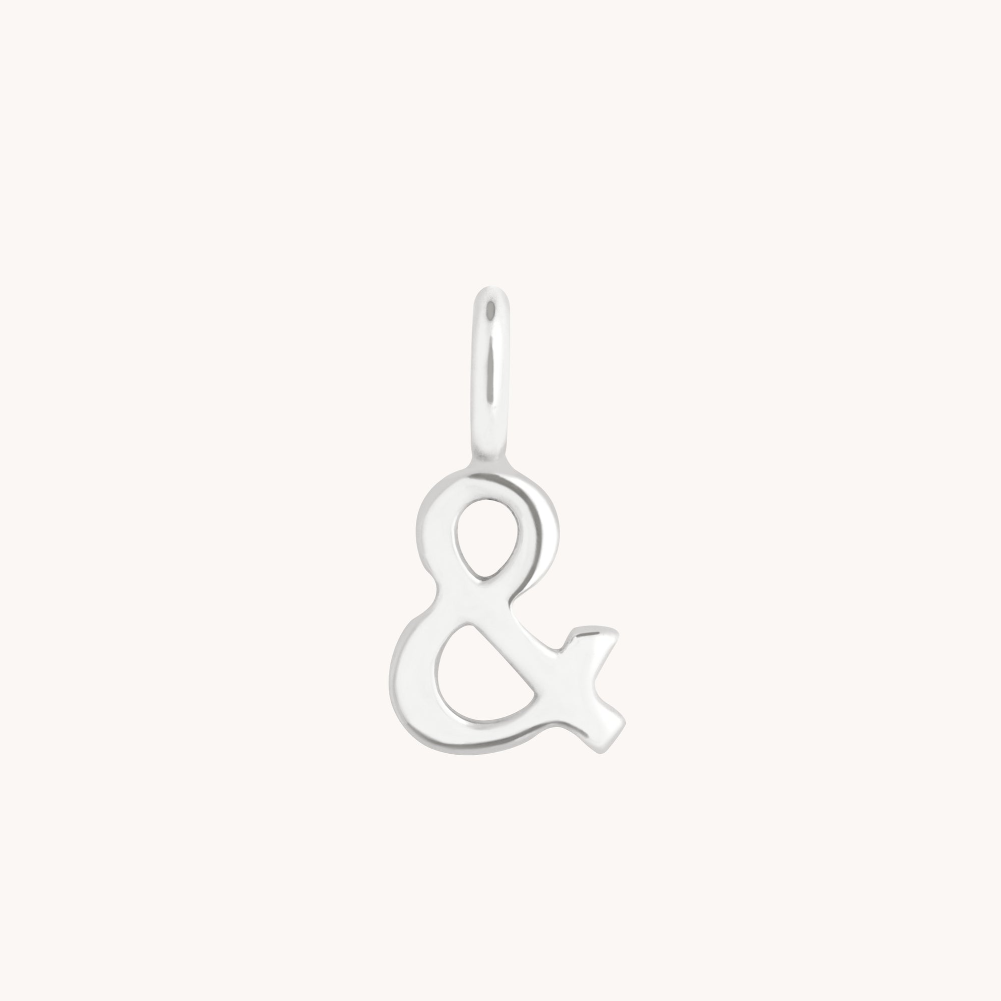 Initial Charms - & Charm 9k White Gold - Welding Charm - Astrid &amp; Miyu