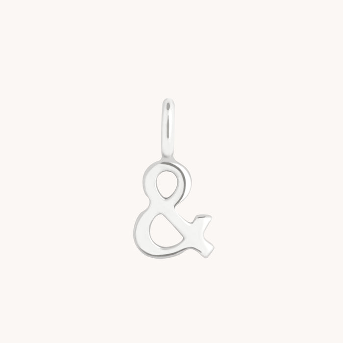 Initial Charms - & Charm 9k White Gold - Welding Charm - Astrid &amp; Miyu