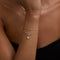 Pavé Charm Pendant Bracelet in Silver-Astrid &amp; Miyu