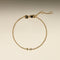 Cosmic Star Crystal Pendant Bracelet in Gold-Astrid &amp; Miyu