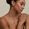 Cosmic Star Crystal Pendant Bracelet in Gold-Astrid &amp; Miyu