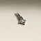 Square Crystal Clip Charm in Silver-Astrid &amp; Miyu