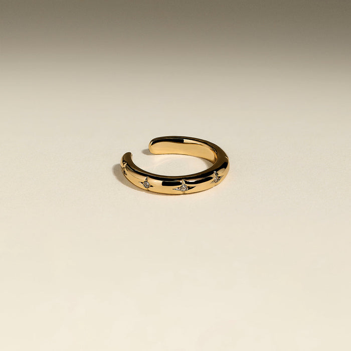 Cosmic Ear Cuff in Gold-Astrid &amp; Miyu