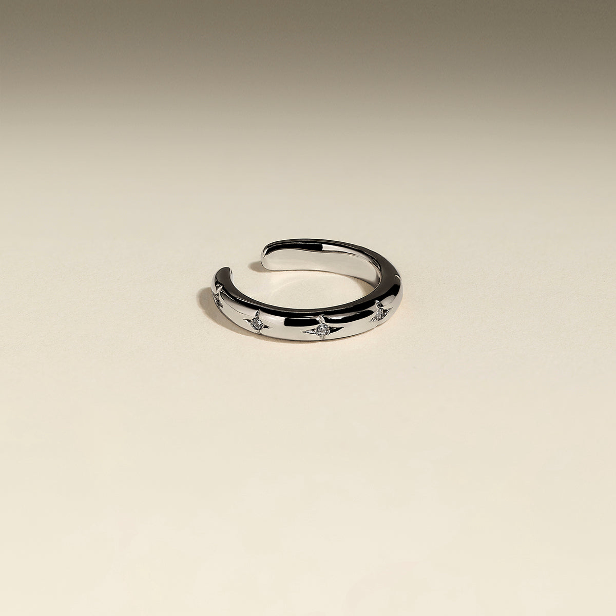 Cosmic Ear Cuff in Silver-Astrid &amp; Miyu