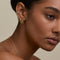 Bold Cosmic Small Hoops in Gold-Astrid &amp; Miyu
