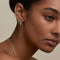 Bold Cosmic Small Hoops in Silver-Astrid &amp; Miyu