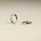 Hidden Star Medium Hoops in Silver-Astrid &amp; Miyu