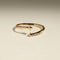 Duo Cosmic Star Open Ring in Gold-Astrid &amp; Miyu