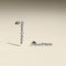 Crystal Drop Studs in Silver-Astrid &amp; Miyu