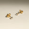 Square Crystal Studs in Gold-Astrid &amp; Miyu