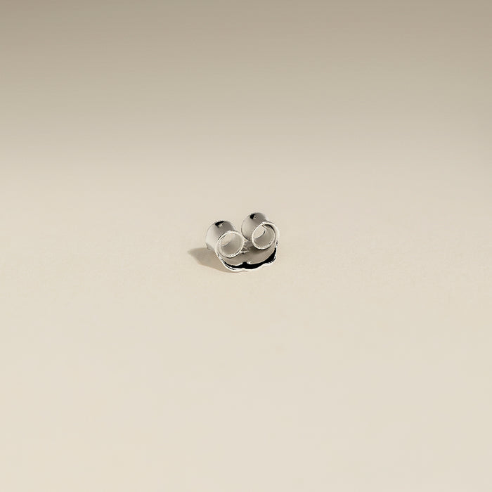 Butterfly Earring Back in Solid White Gold-Astrid &amp; Miyu