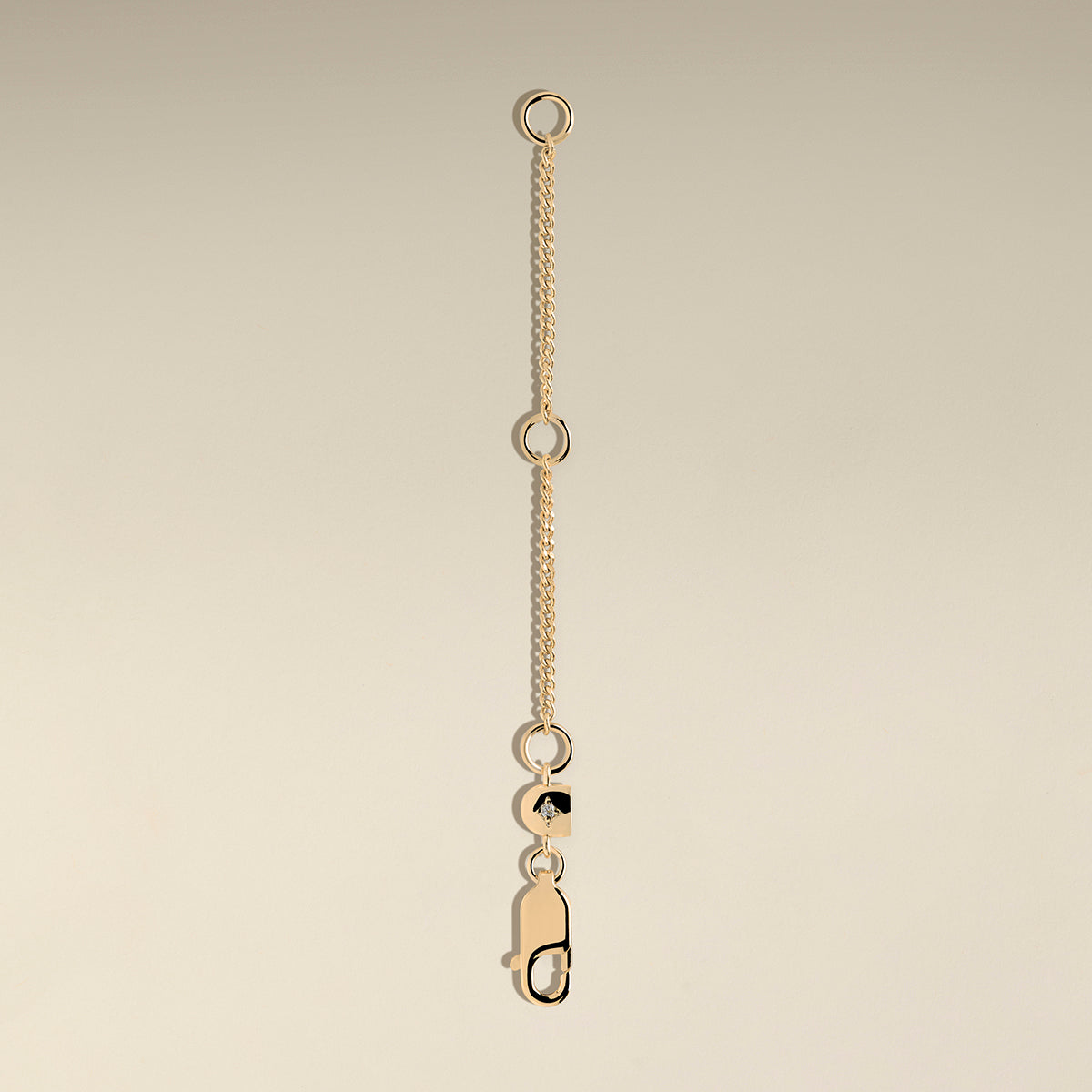 Curb Chain Extender in Gold-Astrid &amp; Miyu