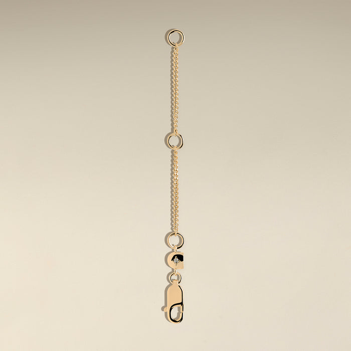 Curb Chain Extender in Gold-Astrid &amp; Miyu