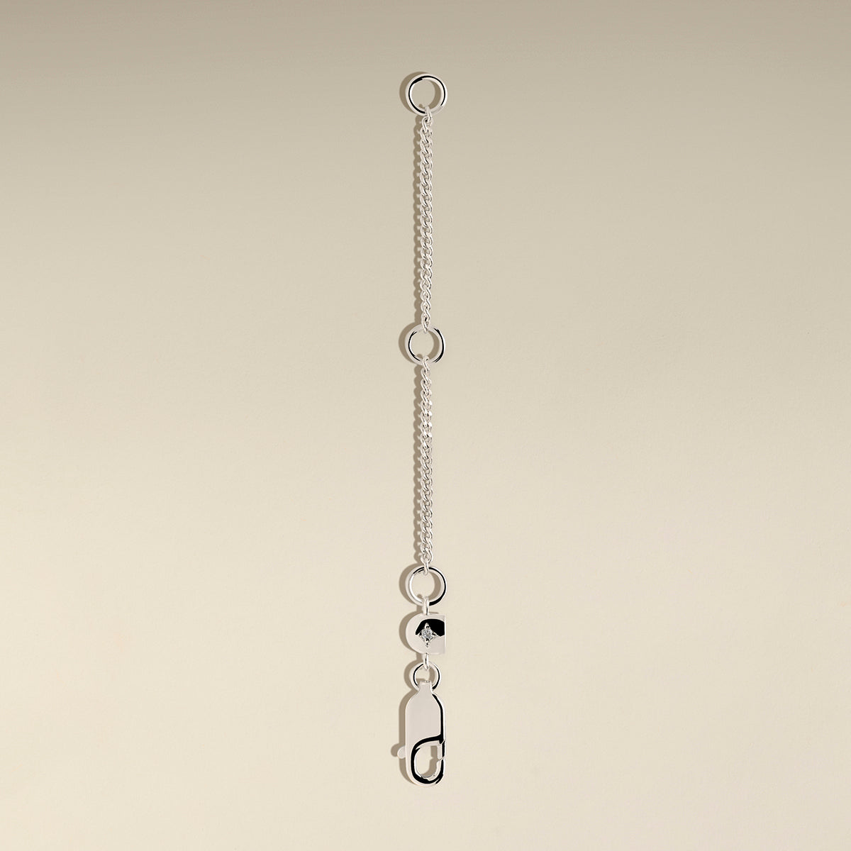 Curb Chain Extender in Silver-Astrid &amp; Miyu