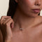 Crystal Ridged Bar Pendant Necklace in Gold-Astrid &amp; Miyu