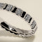 Crystal Ridged Ring in Silver-Astrid &amp; Miyu