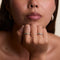 Ridged Ring in Gold-Astrid &amp; Miyu