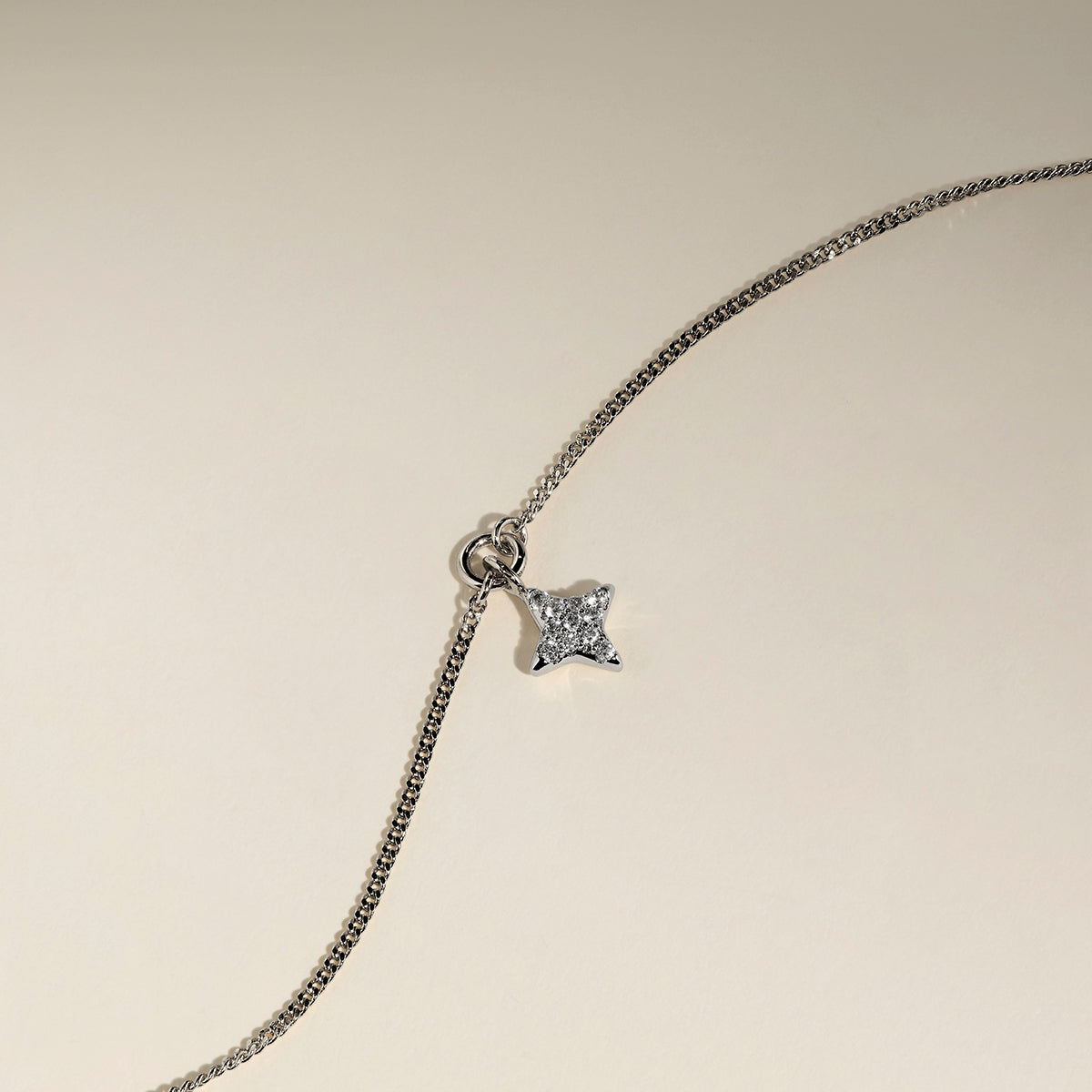 Pavé Cosmic Star Bracelet in Silver