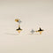 Pavé Cosmic Star Charm Studs in Gold