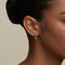 Pavé Cosmic Star Charm Studs in Silver