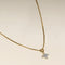 Pavé Cosmic Star Pendant Necklace in Gold