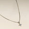 Pavé Cosmic Star Pendant Necklace in Silver
