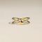 Illusion Crystal Cosmic Ring in Gold