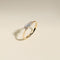 Diamond April Birthstone Milestone Ring in Solid Gold-Astrid &amp; Miyu