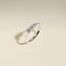 Diamond April Birthstone Milestone Ring in Solid White Gold-Astrid &amp; Miyu