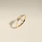 Citrine November Birthstone Milestone Ring in Solid Gold-Astrid &amp; Miyu