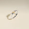 Citrine November Birthstone Milestone Ring in Solid White Gold-Astrid &amp; Miyu