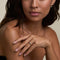 Emerald May Birthstone Milestone Ring in Solid Gold-Astrid &amp; Miyu