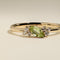 Peridot August Birthstone Milestone Ring in Solid Gold-Astrid &amp; Miyu