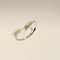 Peridot August Birthstone Milestone Ring in Solid White Gold-Astrid &amp; Miyu