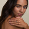 Tanzanite December Birthstone Milestone Ring in Solid Gold-Astrid &amp; Miyu