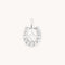 Diamond Pavé Horseshoe Charm 9k White Gold-Astrid &amp; Miyu