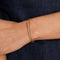 Illusion Double Chain Bracelet in Gold-Astrid &amp; Miyu
