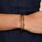 Crossover Illusion Bangle in Gold-Astrid &amp; Miyu