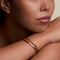 Crossover Illusion Bangle in Gold-Astrid &amp; Miyu