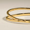 Crossover Illusion Bangle in Gold-Astrid &amp; Miyu