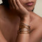 Crossover Illusion Bangle in Silver-Astrid &amp; Miyu