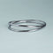 Crossover Illusion Bangle in Silver-Astrid &amp; Miyu