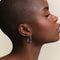 Wave Large Hoops in Silver