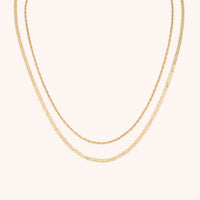 Illusion Double Chain Necklace in Gold-Astrid &amp; Miyu