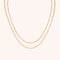 Illusion Double Chain Necklace in Gold-Astrid &amp; Miyu